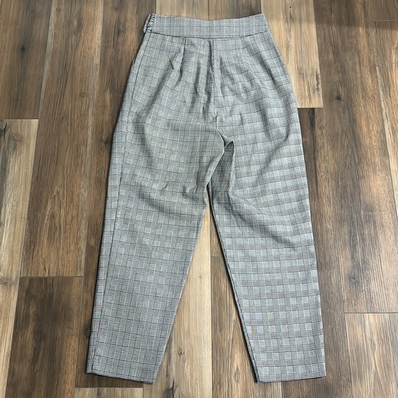 Cinq A Sept serenity plaid houndstooth tailored pants NWT - Picture 4 of 16